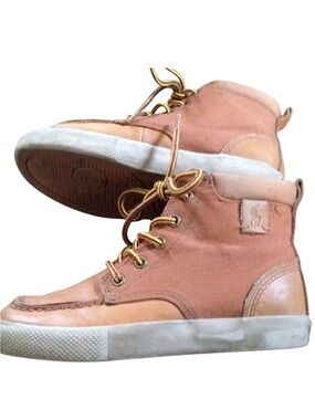Boys High Top Polo Boots
